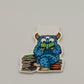 0113 - Book Monster - Magnetic Bookmark