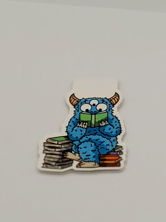 0113 - Book Monster - Magnetic Bookmark