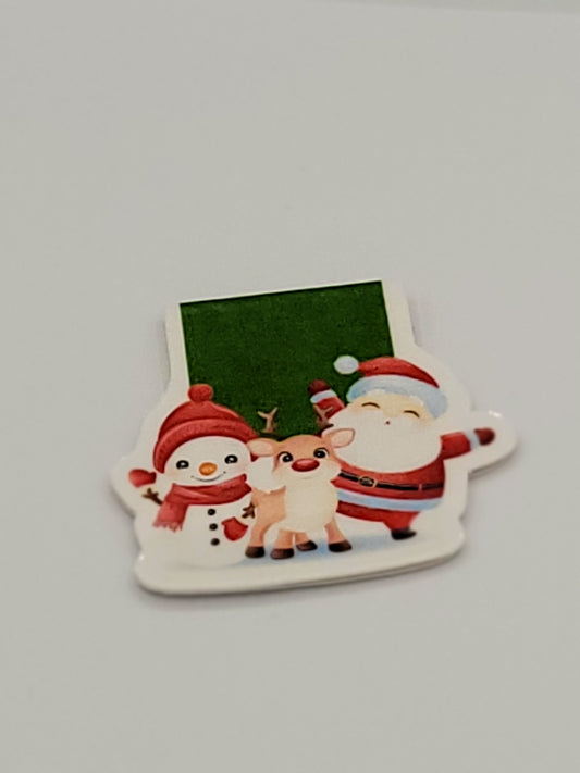 0129 - Santa and Friends - Magnetic Bookmark