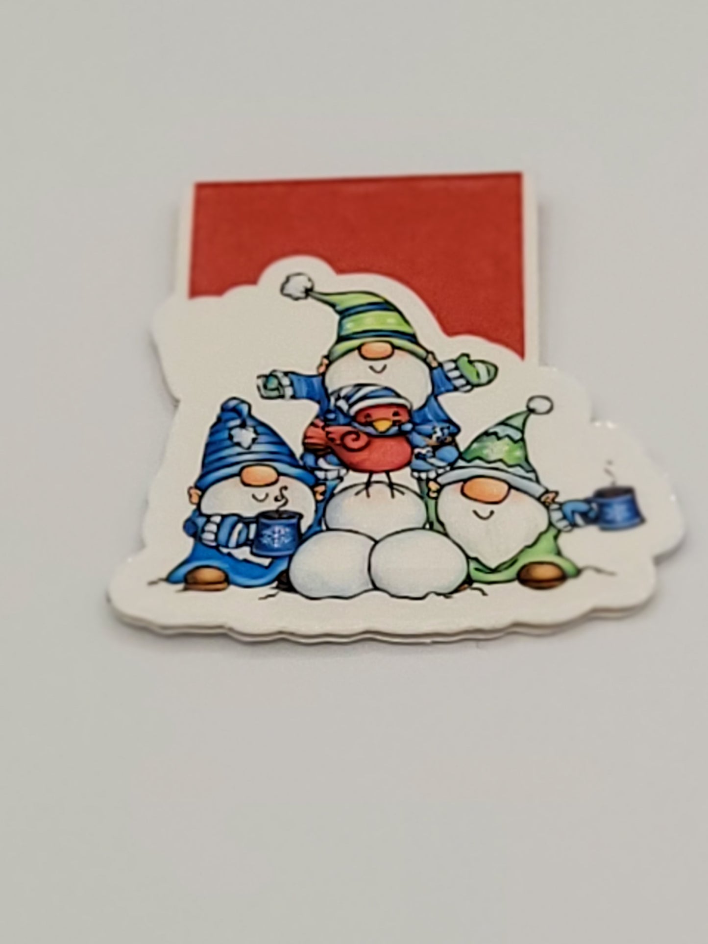 0046 - Winter Gnomes - Magnetic Bookmark