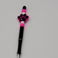 Bright Paw Beaded Refillable Metal Pen
