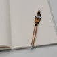 Iced Coffee Beaded Refillable Metal Pen