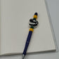 Dinosaur Skull Beaded Refillable Metal Pen