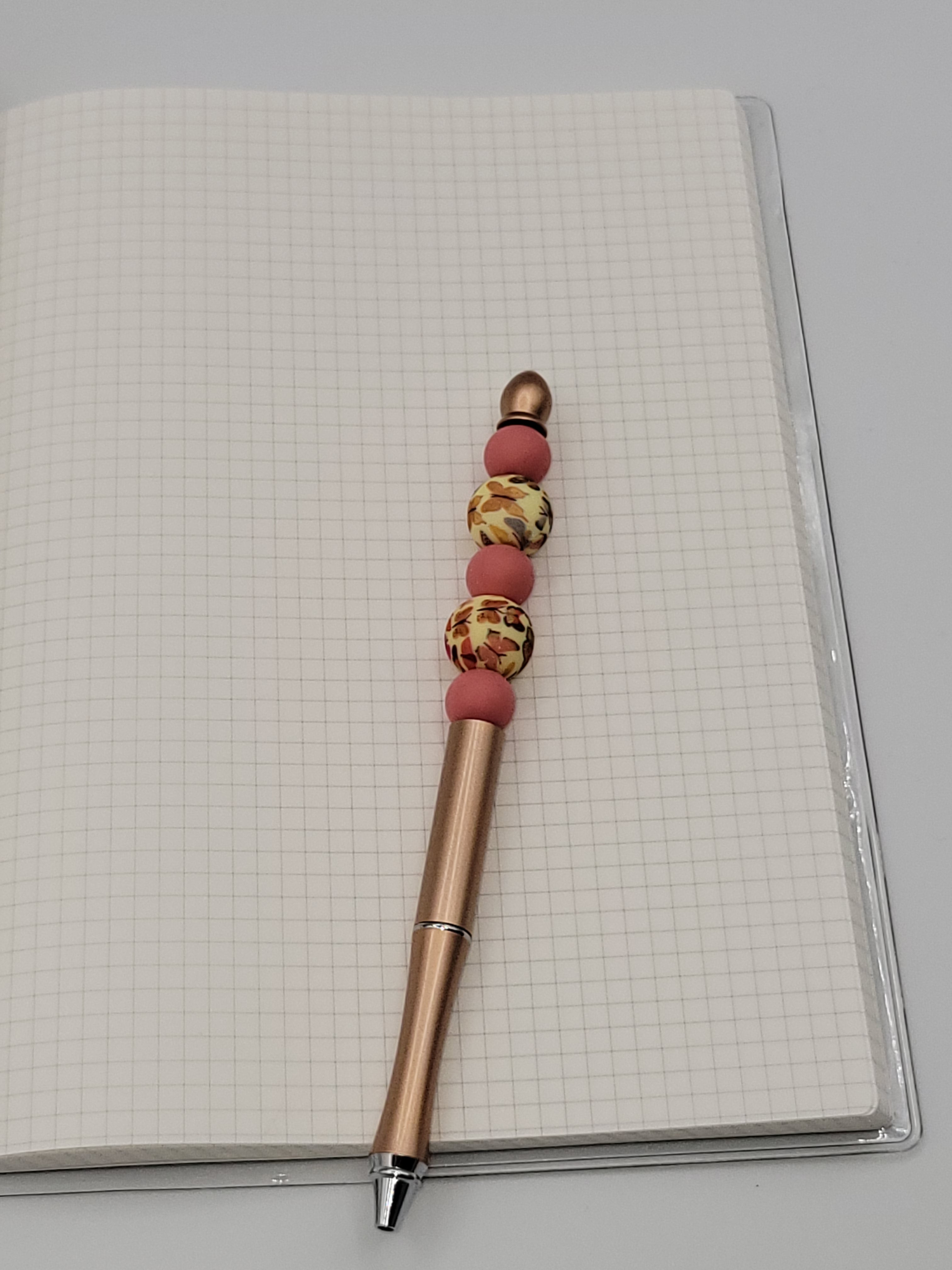 Butterfly Beaded Refillable Metal Pen