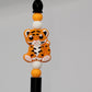 Playful Tiger Beaded Refillable Metal Pen