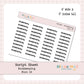 F0018 | Bookkeeping Script | Planner Stickers