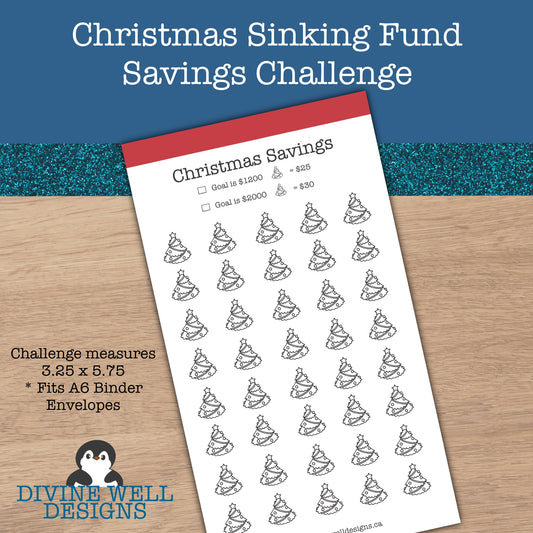 Christmas Savings Challenge | A6 Cash Envelope | Cash Savings Tracker