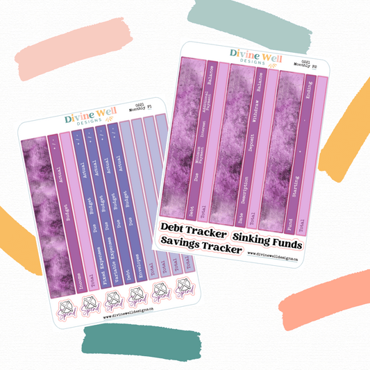 0231 - Lavender Dreams | Budget Planner Kit