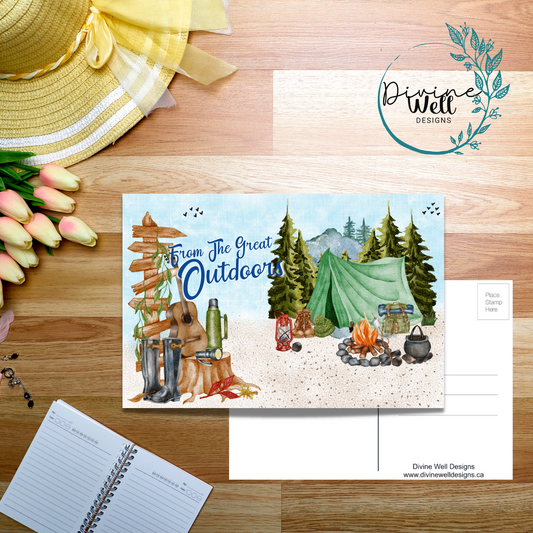 0108 -  Great Outdoors - Postcard