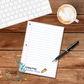 Custom Teacher Ruled Notepad - 5x7 Notepad