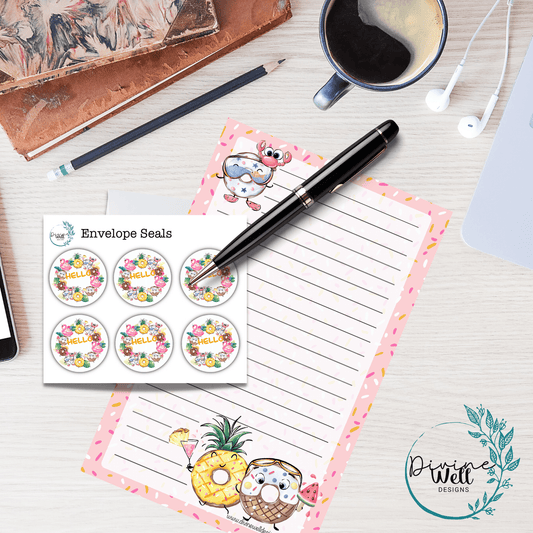0139 - Donut Let Go of Summer - Letter Writing Kit