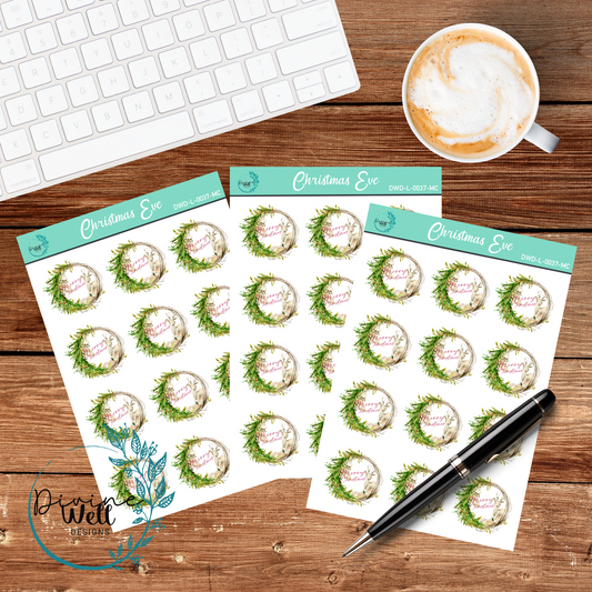 0037- Christmas Eve - Envelope Seals