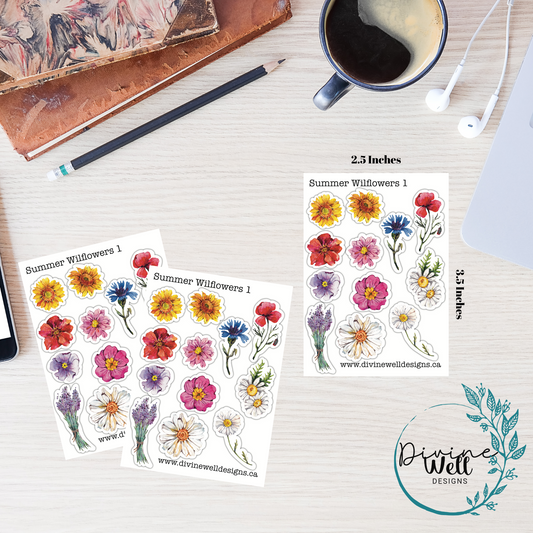 0120 - Sunny Wildflowers - Deco 1 - Tiny Sheet