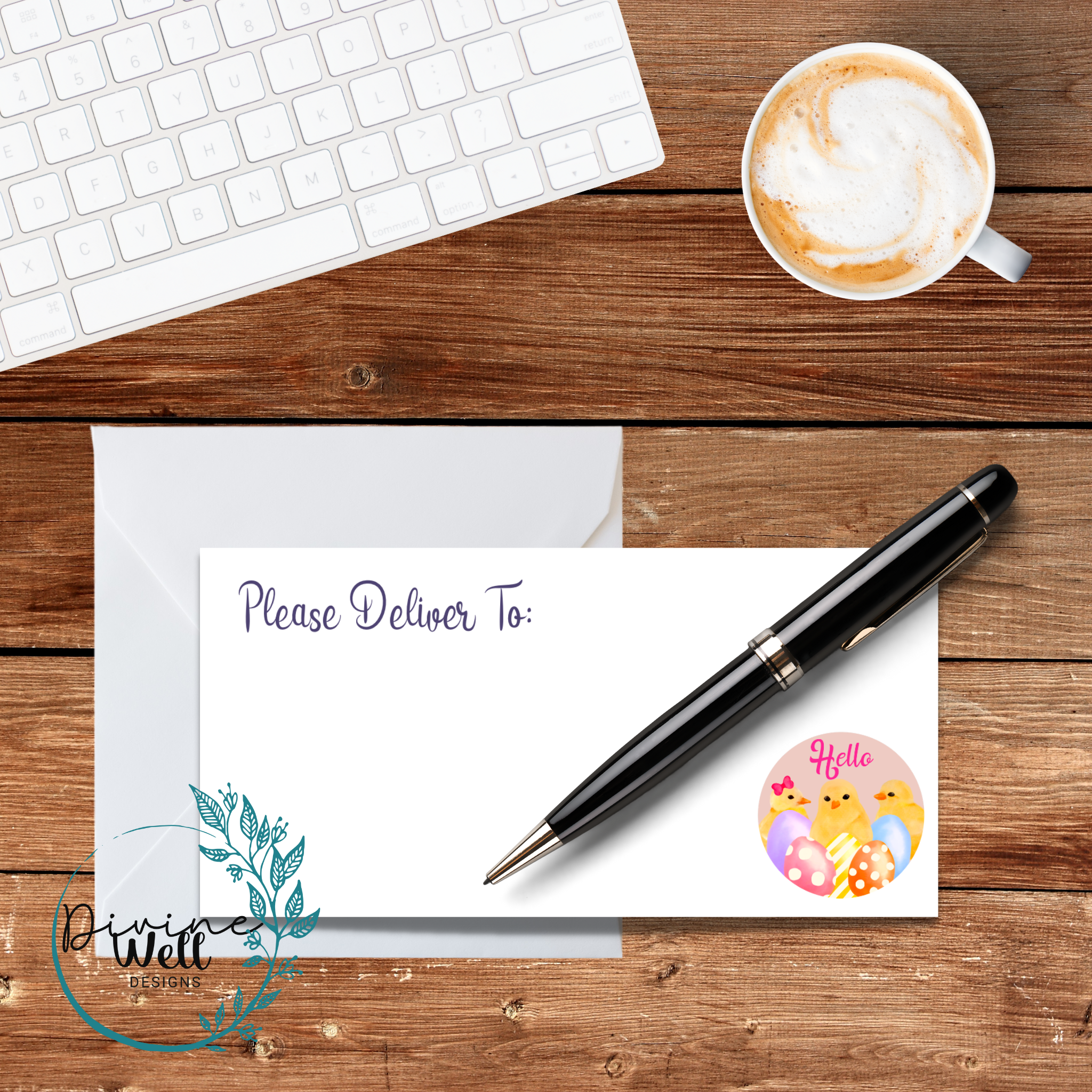 0066 - Fluffy Chicks - Please Deliver To Labels