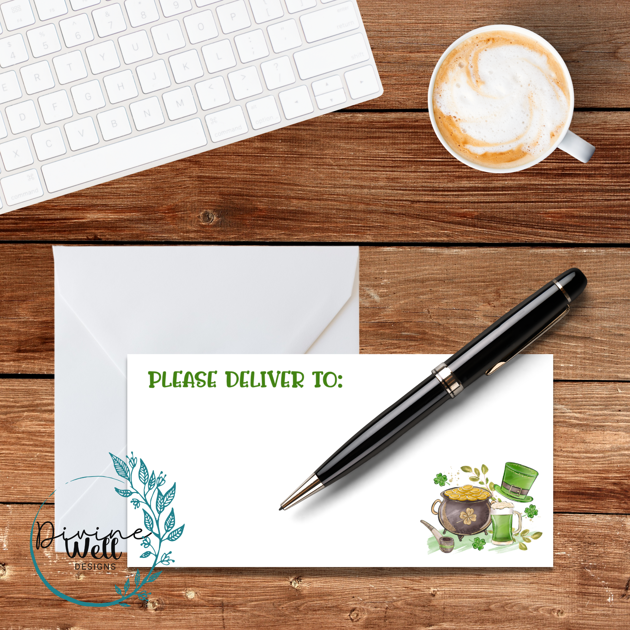 0085 - St. Patrick's Day - Please Deliver To Labels