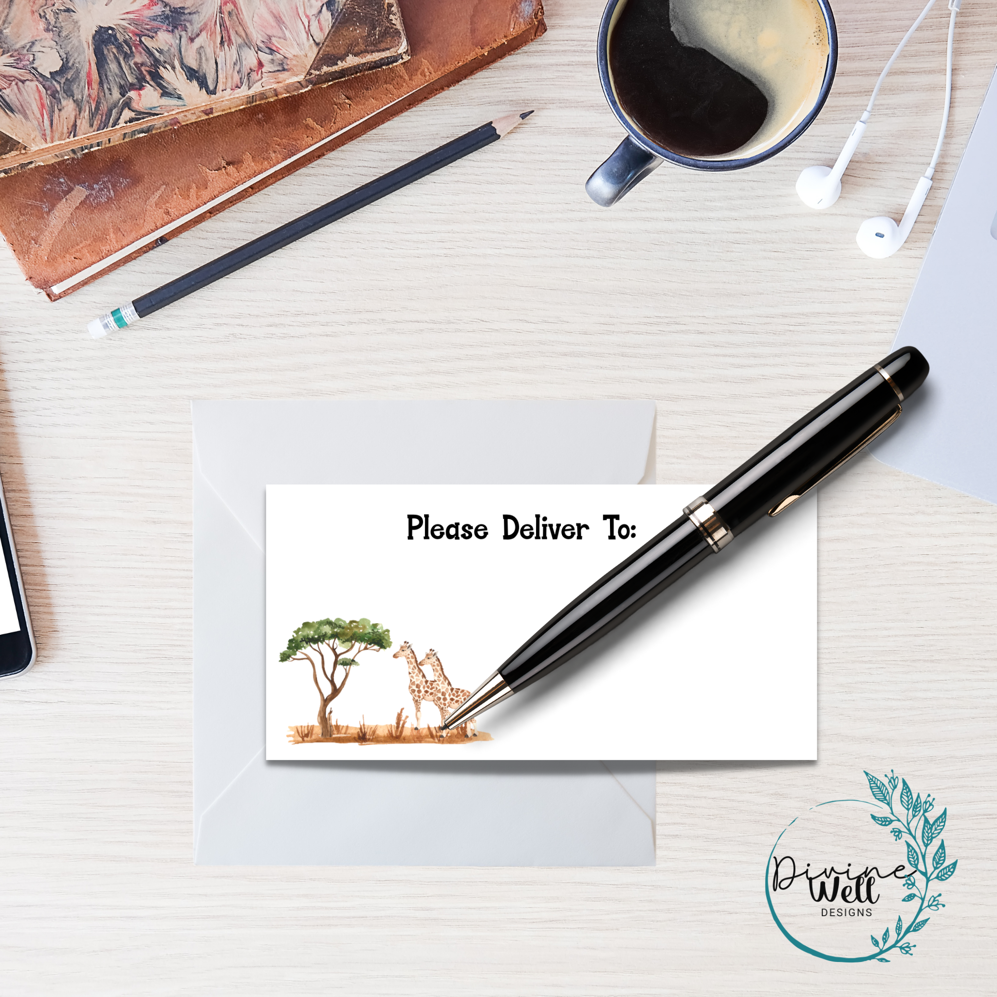 0122 - Giraffe World - Please Deliver To Labels