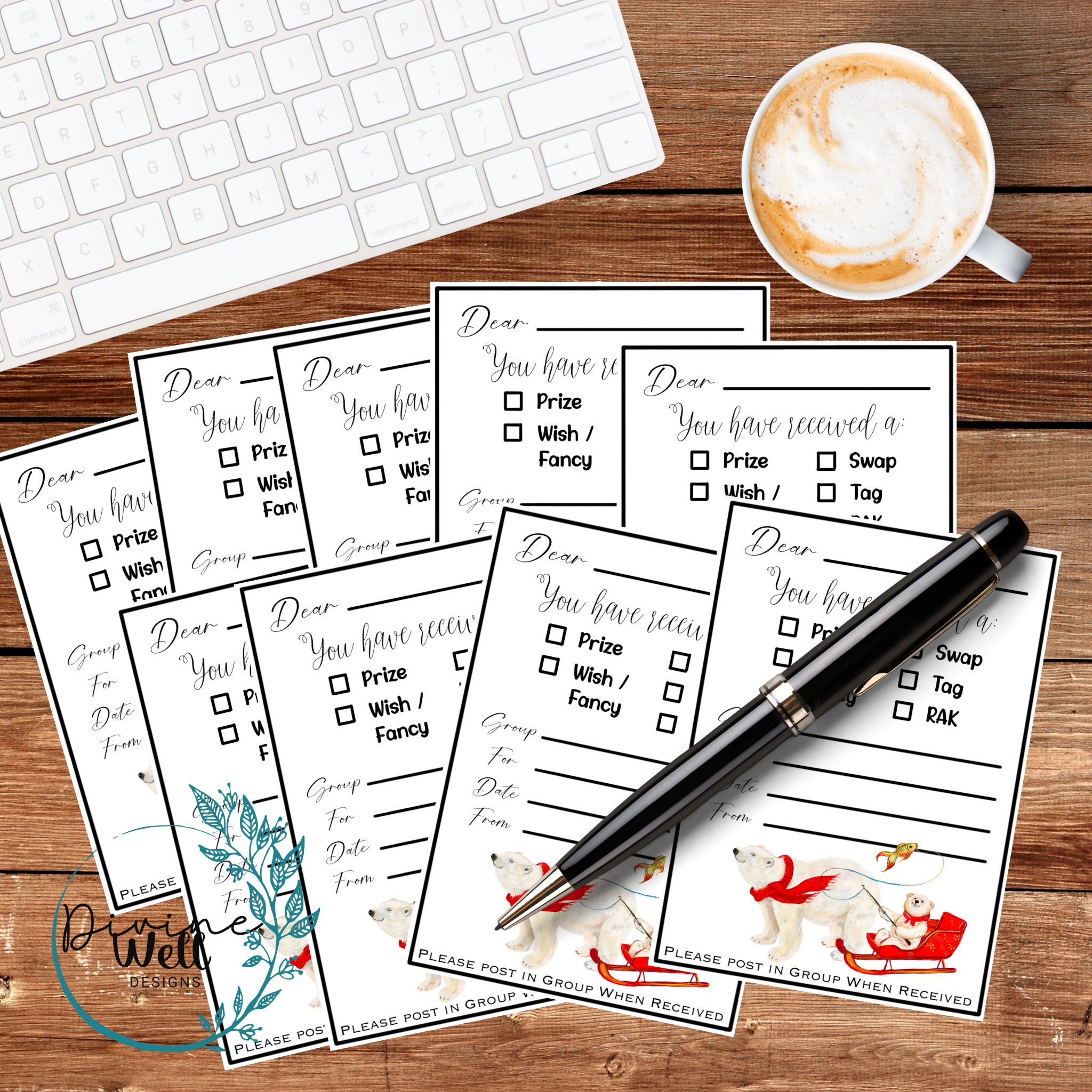 0042 - Polar Bears - Please Deliver To Labels