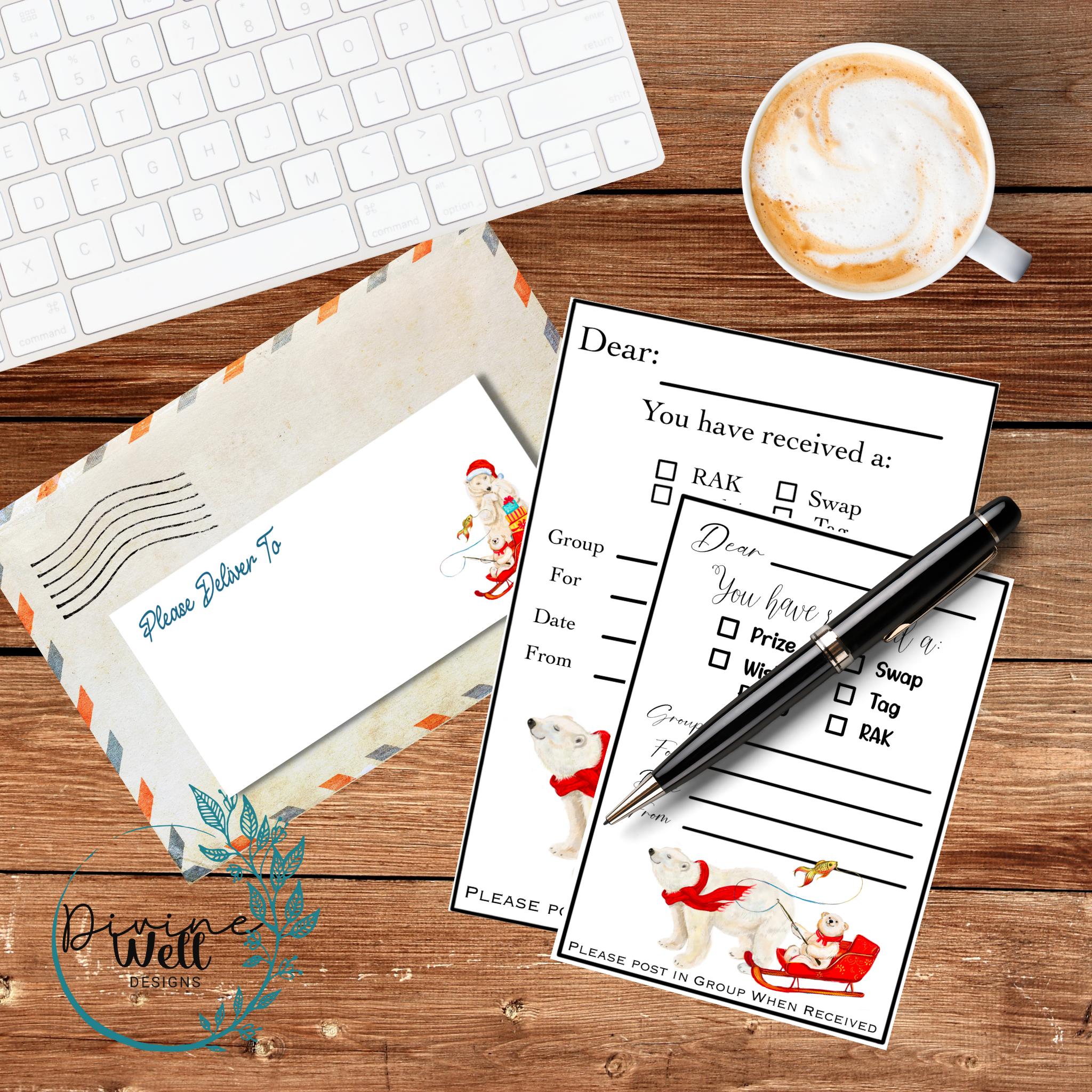 0042 - Polar Bears - Please Deliver To Labels