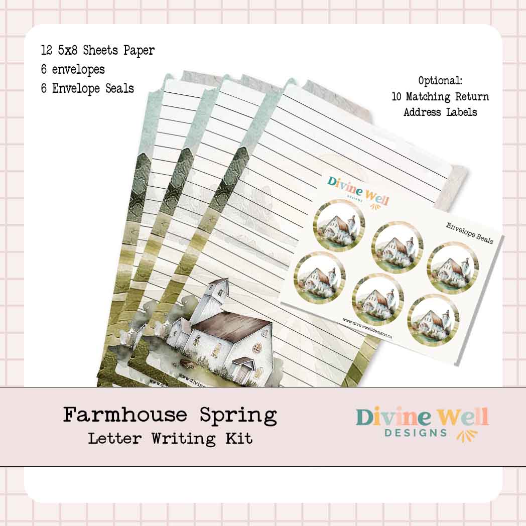 0242 - Farmhouse Spring - Letter Writing Kit