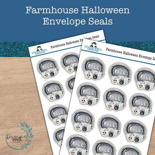 0162 - Farmhouse Halloween - Envelope Seals