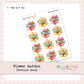 0243 - Flower Garden - Envelope Seals