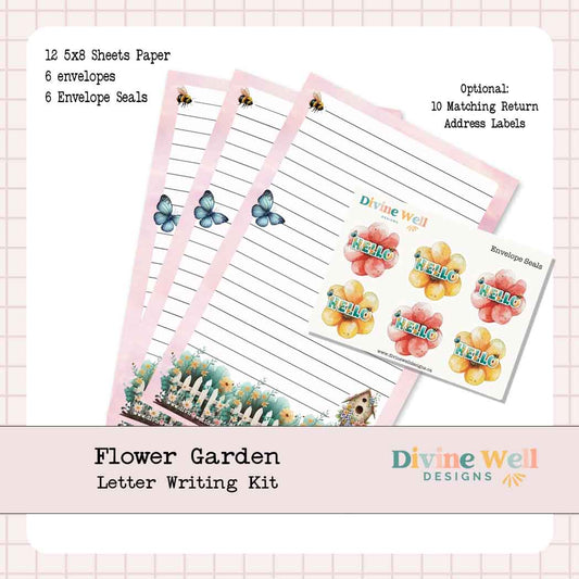 0243 - Flower Garden - Letter Writing Kit