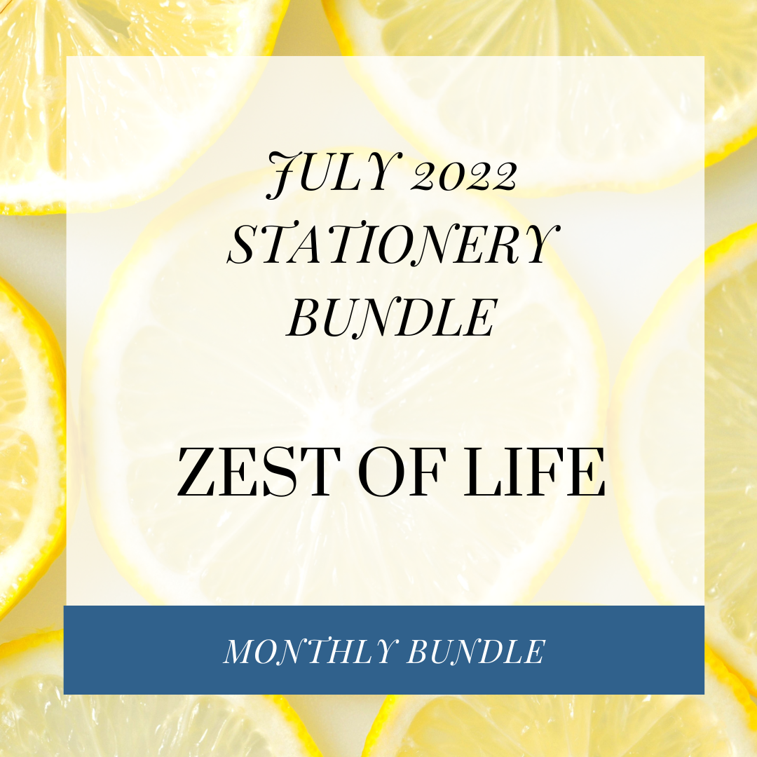 July 2022 Stationery Bundle