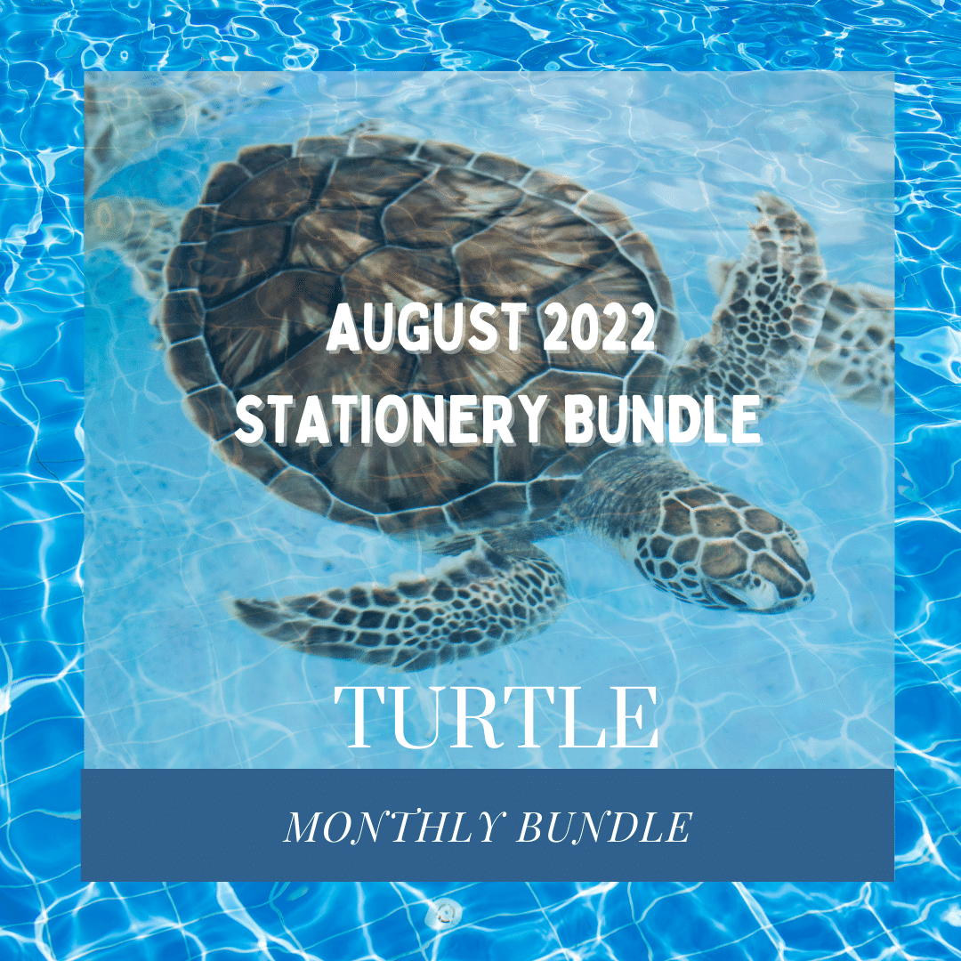 August 2022 Stationery Bundle