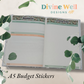 0221 - Spring Florals | Budget Planner Kit
