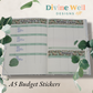 0221 - Spring Florals | Budget Planner Kit