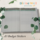 0221 - Spring Florals | Budget Planner Kit