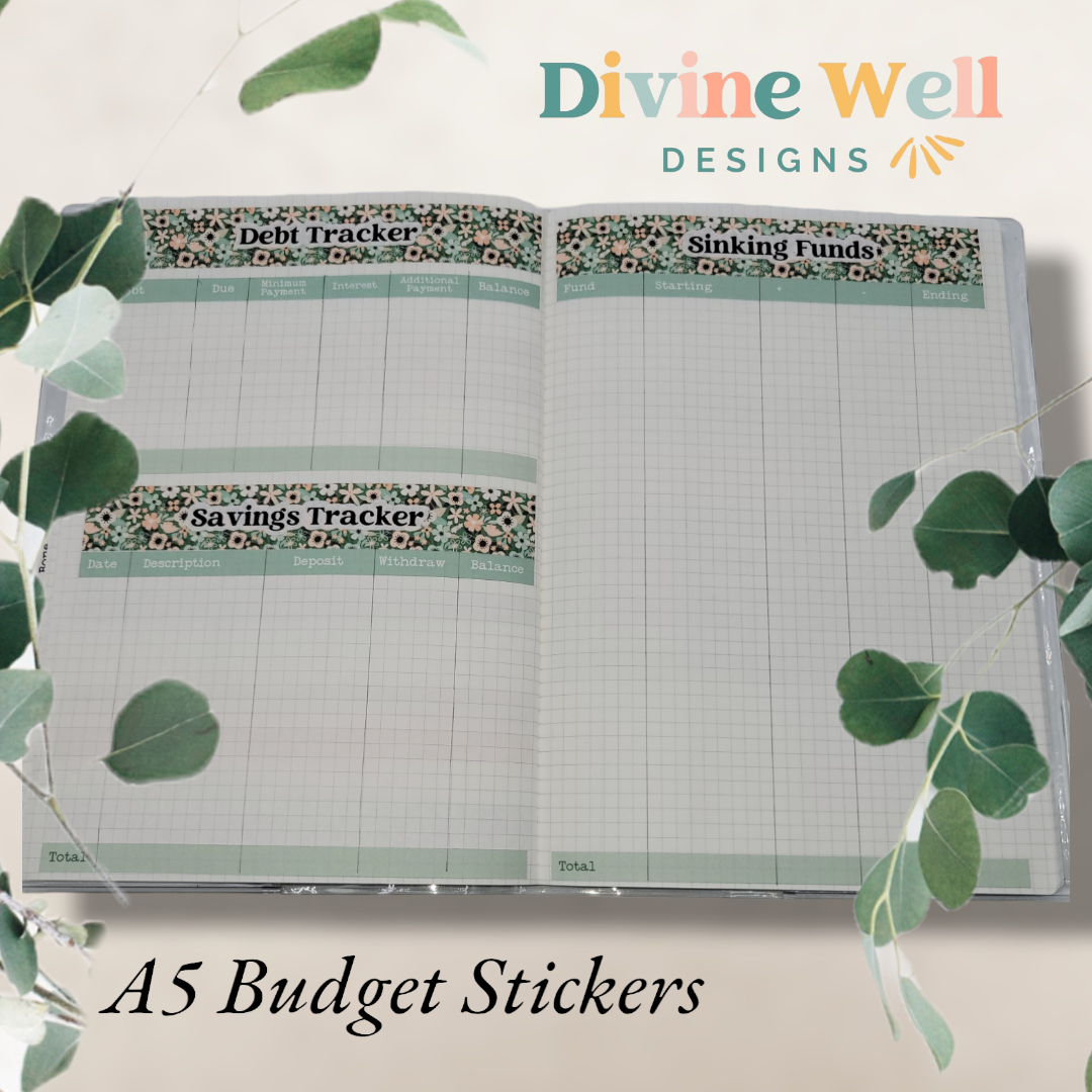 0221 - Spring Florals | Budget Planner Kit