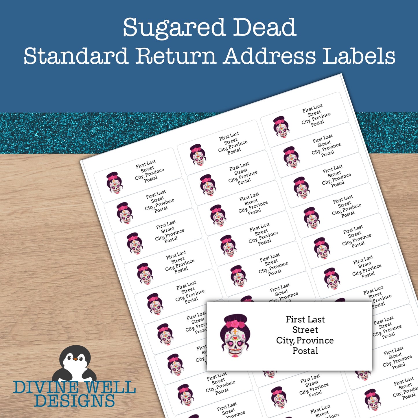 0160 - Sugared Dead - Custom Return Address Labels