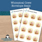 0138 - Whimsical Cows - Envelope Seals