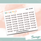 F01.0007 | Savings Script | Planner Stickers